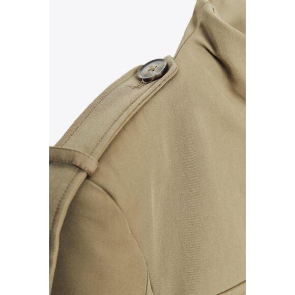 ZARA JACKET WITH SHOULDER TABS AND POCKETS - Picture 10 of 10